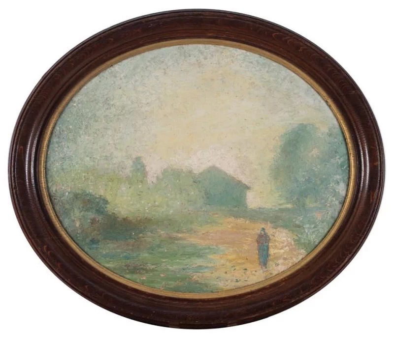 Paesaggio con figura